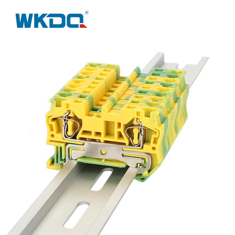 JST 4-PE спружынны раз'ём клеммнага блока зялёнага колеру 800 В 41 А 4 мм папярочны перасек