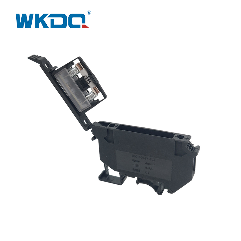 JUK 5-HESI Вінтавы клеммны раз'ём серыі Uk Тып рэйкі шэрага і чорнага колераў