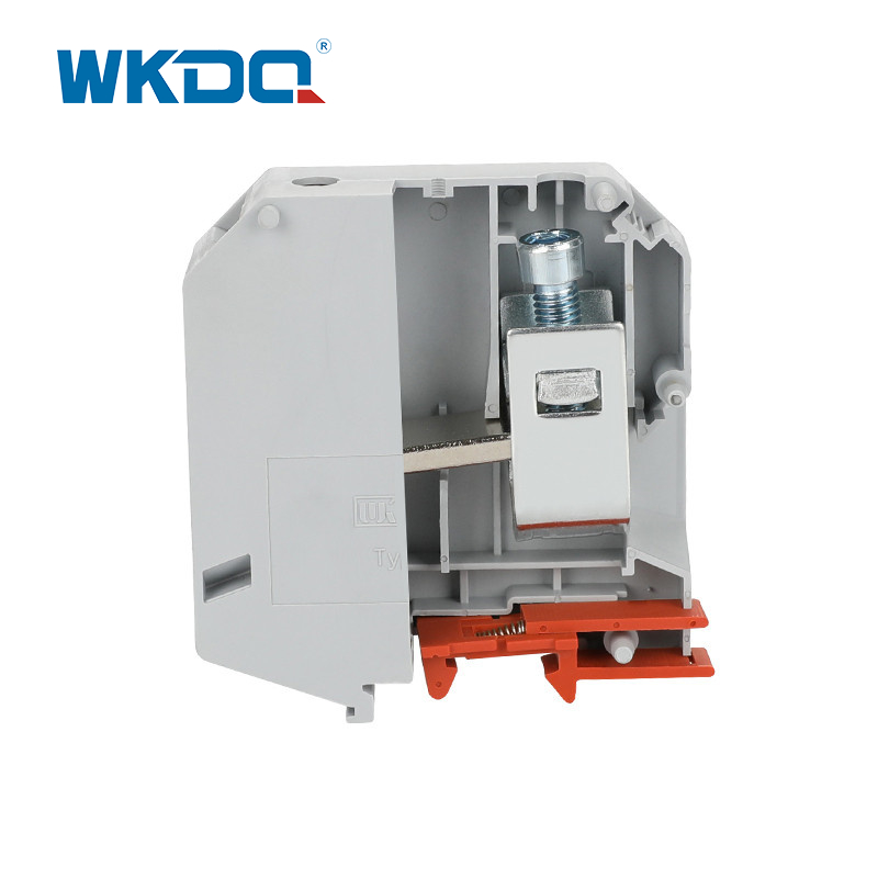 Электрычная шрубавая клемма JUKH 95. Лепшая ўстаноўка на Din-рэйку і высокае напружанне