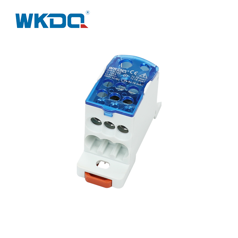 Размеркавальная размеркавальная скрынка UKK 160A Блок харчавання з празрыстай вечкам